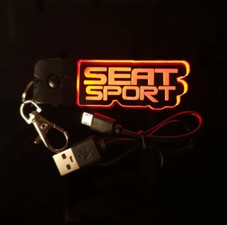 Llavero LED Seat Sport Logo - Multicolor