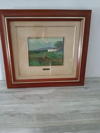 Cuadro antiguo paisaje