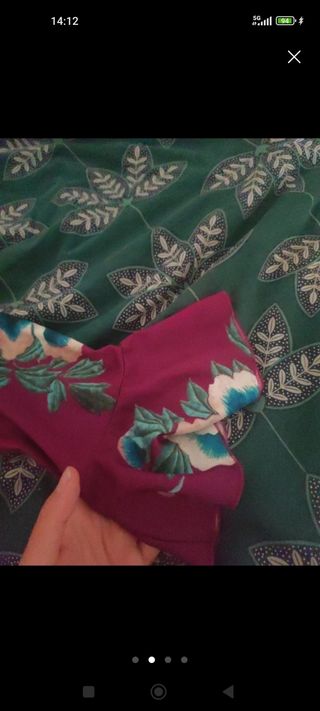 Vestido estampado flores