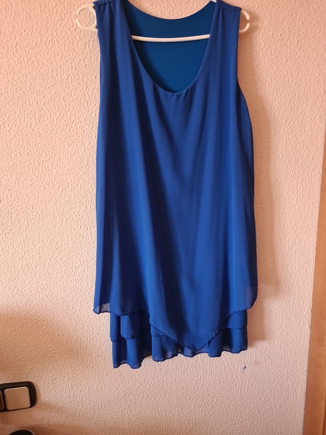 Vestido azul preciado