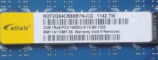 RAM Elixir 2x2GB PC3-10600