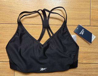Sujetador deportivo Reebok negro talla L