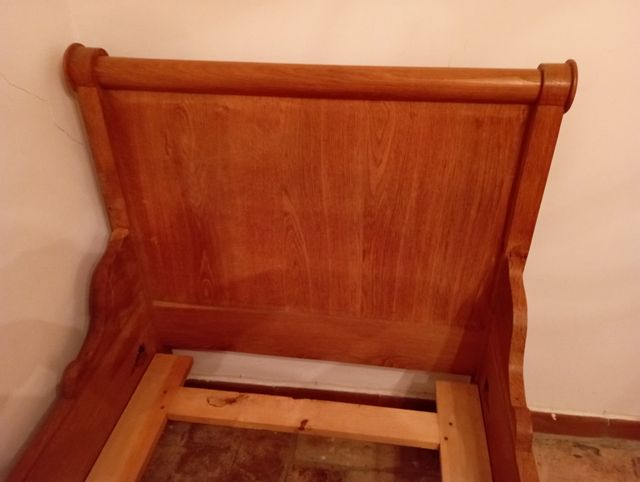 Cama madera maciza 175x80cm, 2 unidades,negociable
