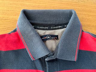 Polo Il Granchio Uomo M - Blu/Rosso