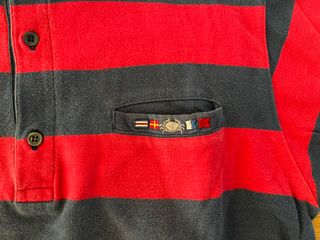 Polo Il Granchio Uomo M - Blu/Rosso