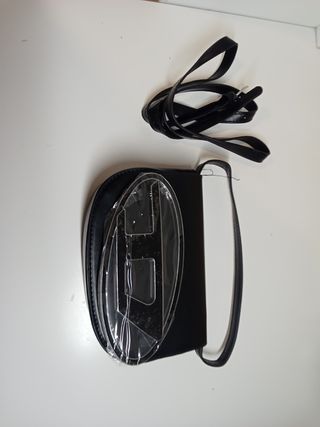 Bolso bandolera Diesel negro