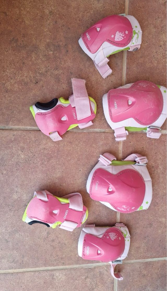 Patines Oxelo niña + protecciones