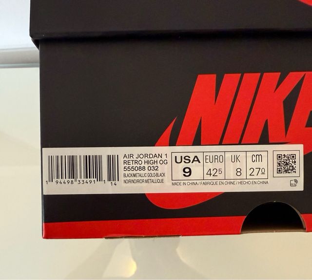 Zapatillas Jordan 1 High ‘Metallic Gold’