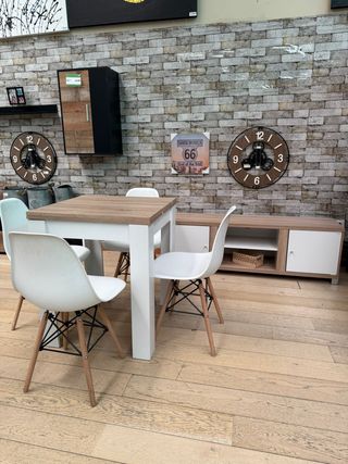 Mesa comedor extensible 4 sillas