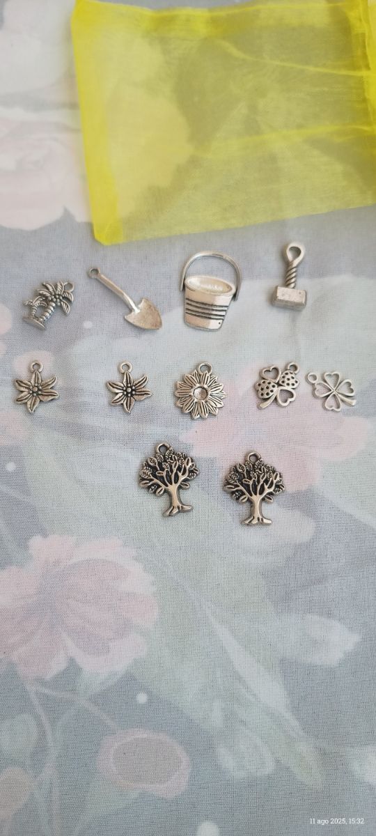 Pack Colgantes metal tibetano-naturaleza (nuevos)