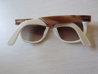Gafas Police - Blancas y Marrón