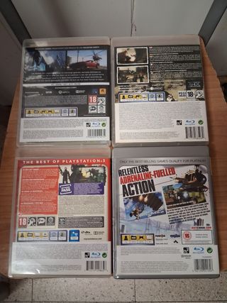 4 juegos PS3 (PlayStation 3)