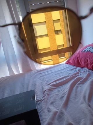 Gafas redondas doradas