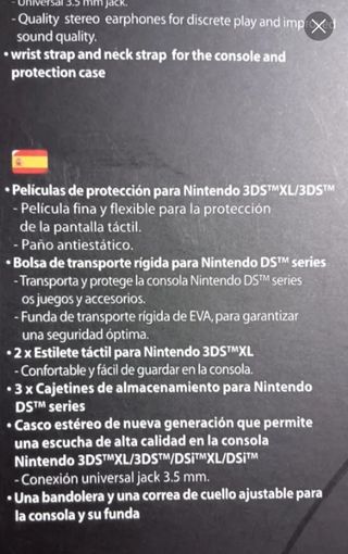 Oferta.NUEVO. 3DS XL: funda Emo y accesorios