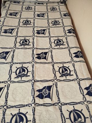 Colcha verano reversible | algodón