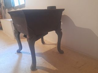 Estufa antigua hierro Fundición de Carbon