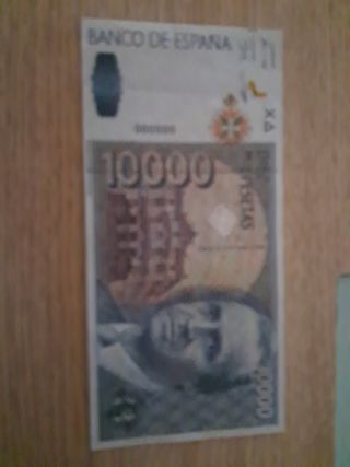 Billete 10000 pesetas España