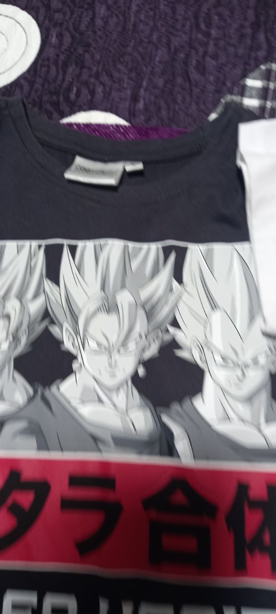 Camiseta Dragon Ball Z - Gris Oscuro 2 camiestas