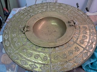 Brasero antiguo latón - Decoración