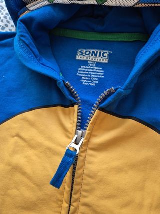 Sudadera Sonic niño talla 14-16, marca Sega
Sega