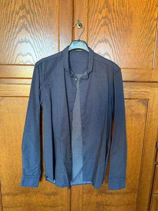 Camicia Uomo a pois blu – taglia S