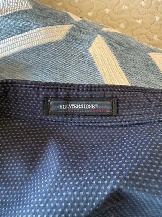 Camicia Uomo a pois blu – taglia S