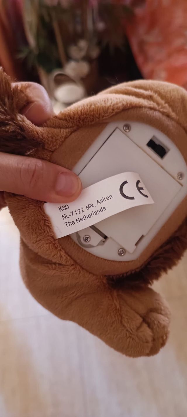 Peluche perro marrón