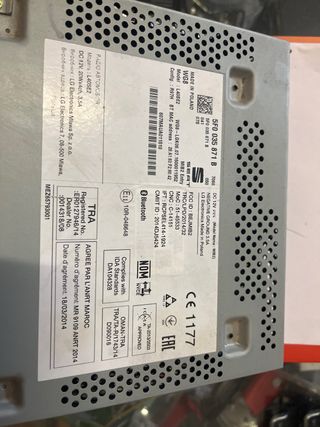 Radio Seat 5F0035871Bt