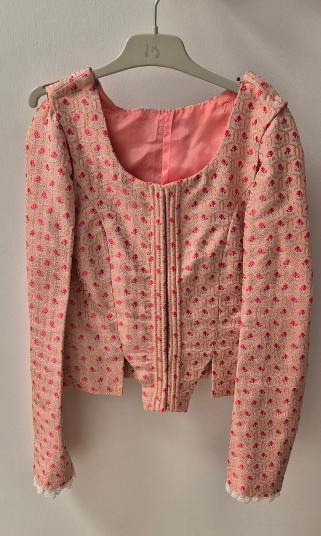 Corpiño fallera niña rosa.