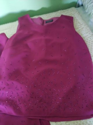 Traje fiesta morado