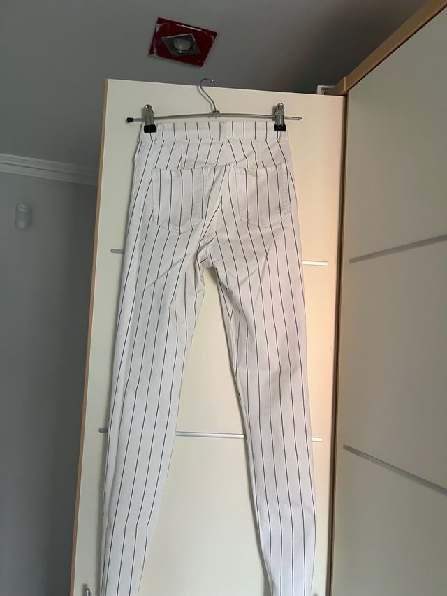 Pantalones rayas azul-blanco