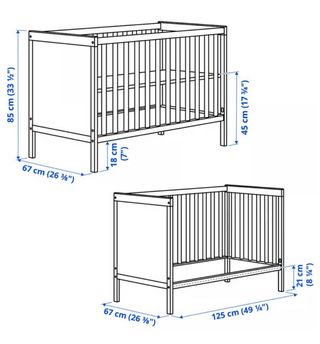 2Cunas Ikea + 2colchónes ¡Como nuevos! 