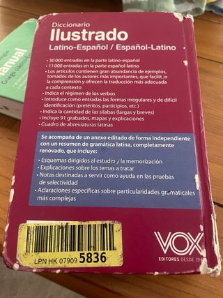 Diccionarios Latino-Español y Griego-Español