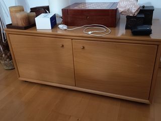 Mueble bajo madera cerezo - 1m