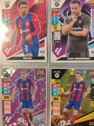 10 cartas FC Barcelona Panini LaLiga 