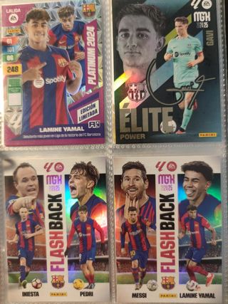 10 cartas FC Barcelona Panini LaLiga 