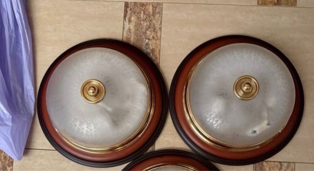 2 Lamparas techo vintage