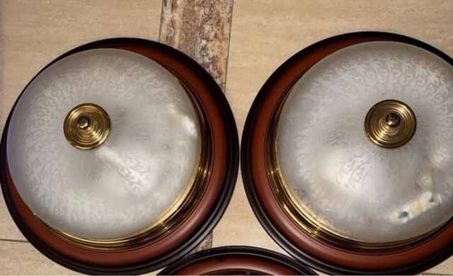 2 Lamparas techo vintage