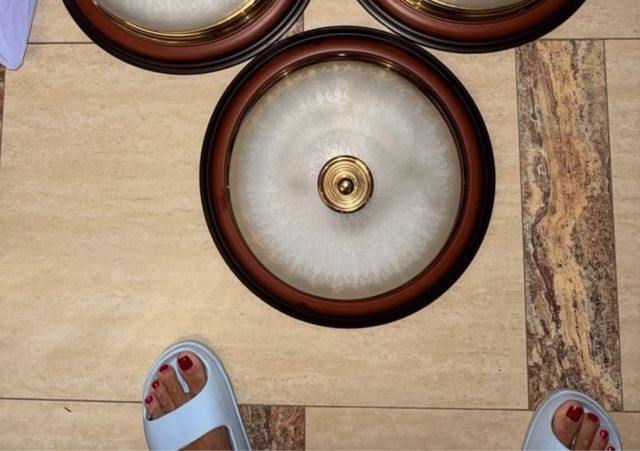 2 Lamparas techo vintage