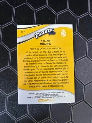 Croma Topps ELECTRO Mbappé Real Madrid