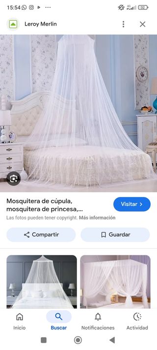 Mosquitera cama y recambio blanco y rosa 