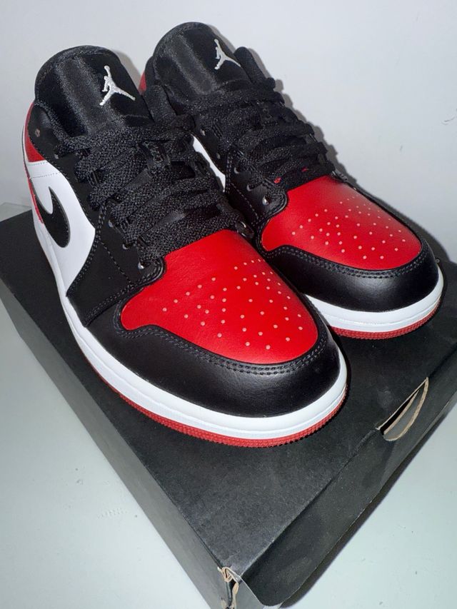 Jordan 1 Low “Bred Toe”