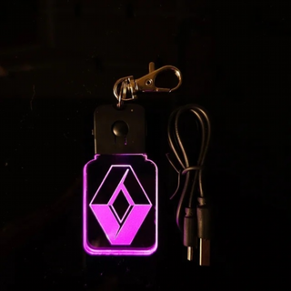 Llavero LED Renault Logo - Multicolor