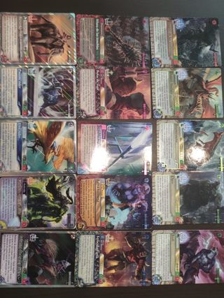 Cartas Fantasy Riders. 