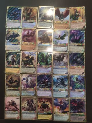 Cartas Fantasy Riders. 