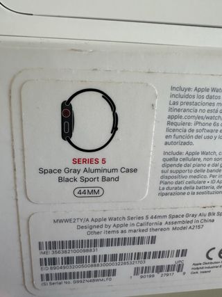 Apple Watch Serie 5 GPS LTE - Negra