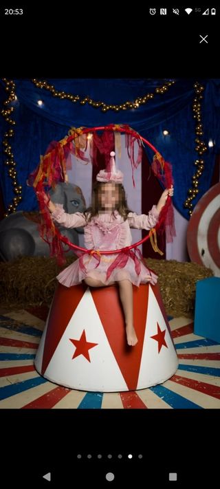 Decorado profesional de circo más Photocall 