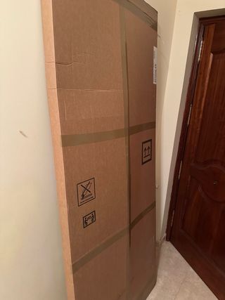Cama matrimonio 150x190cm Blanca