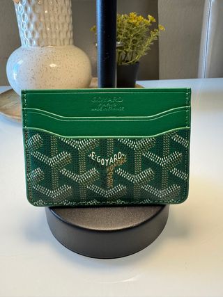 Porta carte Goyard verde
