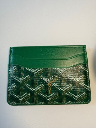 Porta carte Goyard verde
